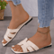 Casual Flat Sandals For Women Versatile Outdoor Slip On Summer Shoes 1