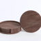 Elegant Wood Grain Leather Drink Coasters Set 6 Piece Insulated Non Stick Cup Placemats 3