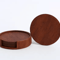 Elegant Wood Grain Leather Drink Coasters Set 6 Piece Insulated Non Stick Cup Placemats 4