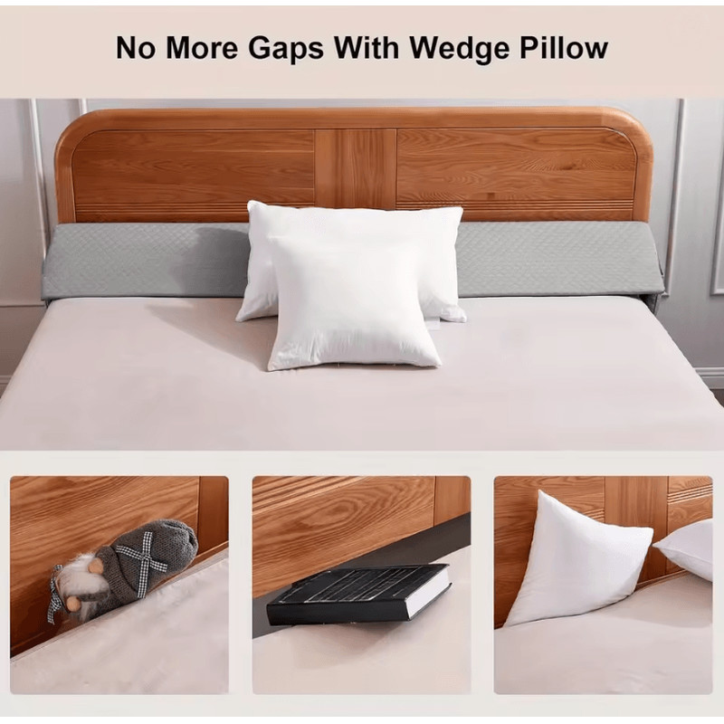 Ergonomic Bed Wedge Pillow Reading Support Cushion With Removable Cover 2