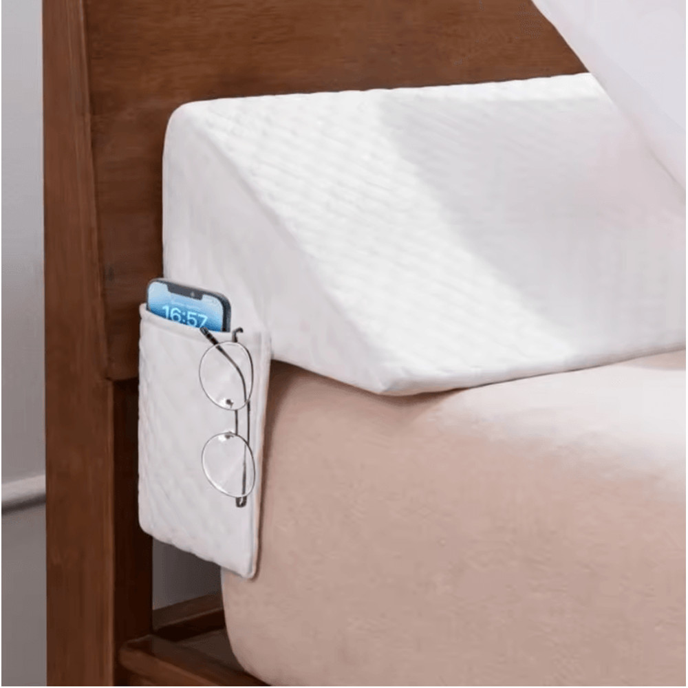 Ergonomic Bed Wedge Pillow Reading Support Cushion With Removable Cover 0