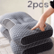CloudRest Ergonomic Knitted Neck Protection Pillow Breathable Moisture Absorption Sleep Pillow 3