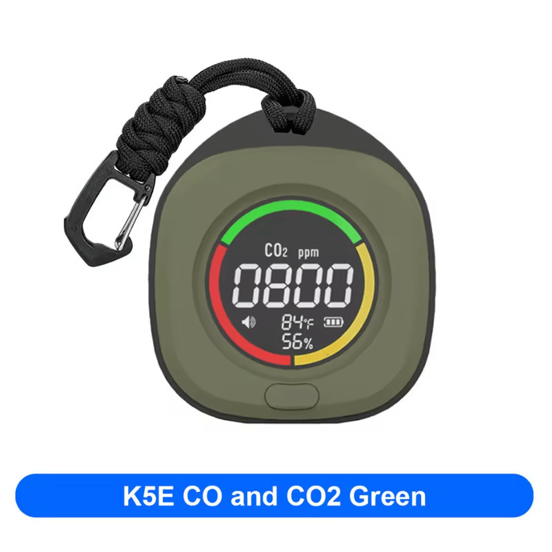 SafeAir 4in1 CO And CO2 Portable Detector Travel Alarm 2