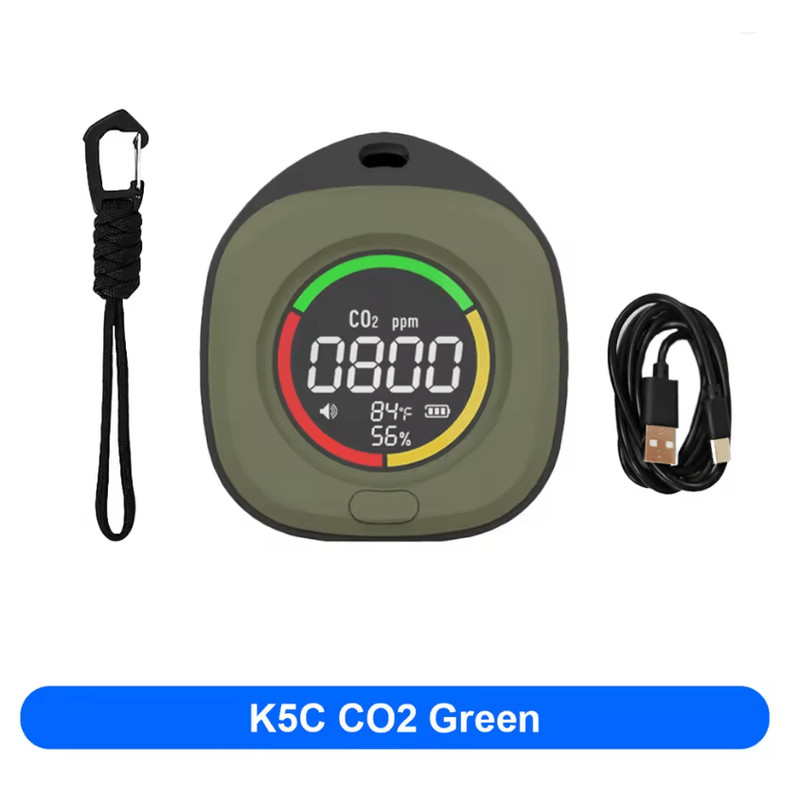 SafeAir 4in1 CO And CO2 Portable Detector Travel Alarm 5