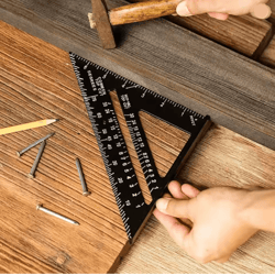precisioncarp 7 inch triangle ruler speed square aluminum alloy