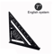 PrecisionCarp 7 Inch Triangle Ruler Speed Square Aluminum Alloy 2