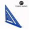 PrecisionCarp 7 Inch Triangle Ruler Speed Square Aluminum Alloy 3