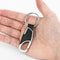 Trendy Leather & Metal Keychain, Fashionable Key Ring for Men & Women, Creative Car Keychain