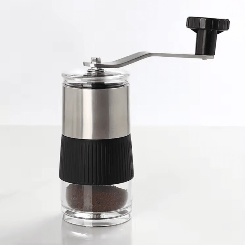 BrewGo Mini Hand Coffee Grinder Stainless Steel Ceramic Core Manual Grinder 3