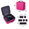EmbroiLuxe Waterproof Embroidered Makeup Bag Large Capacity Travel Cosmetic Case 4
