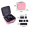 EmbroiLuxe Waterproof Embroidered Makeup Bag Large Capacity Travel Cosmetic Case 5