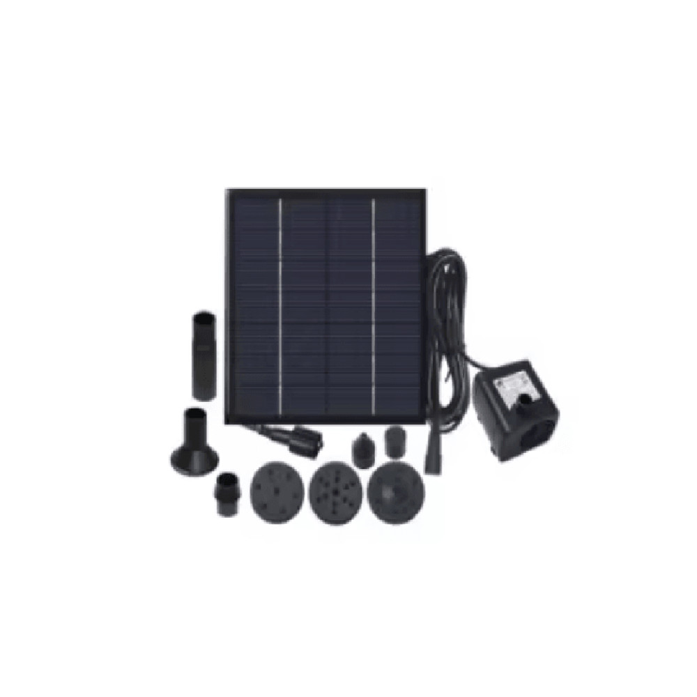 SunWave Solar Fountain Pump Kit With 6 Nozzles For Garden Bird Bath Pond 2