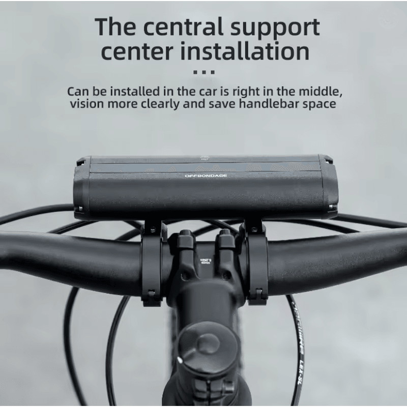 OFFBONDAGE Ultra Bright USB Rechargeable Bicycle Light Waterproof Front Bike Lamp 2