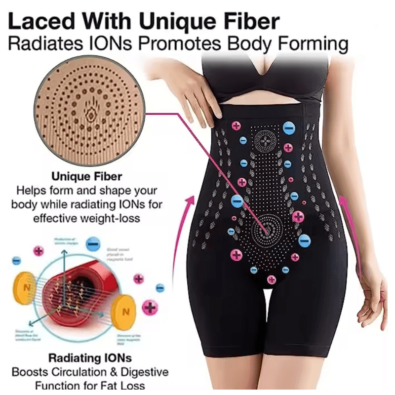 Unique Fiber Restoration Shaper High Waist Tummy Control Shorts 0
