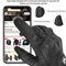 Vintage Leather Motorcycle Gloves Men Touchscreen Retro Style 2