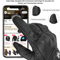 Vintage Leather Motorcycle Gloves Men Touchscreen Retro Style 2
