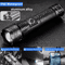 High Power Rechargeable Zoom LED Flashlight For Outdoor Use 2