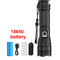 High Power Rechargeable Zoom LED Flashlight For Outdoor Use 4