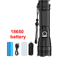 High Power Rechargeable Zoom LED Flashlight For Outdoor Use 4