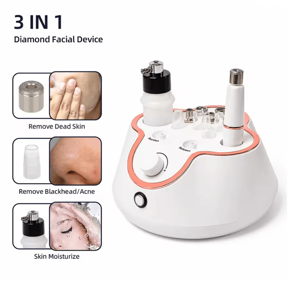 Salon Level Diamond Microdermabrasion Machine For Home Use Facial And Deep Pore Cleaning 0