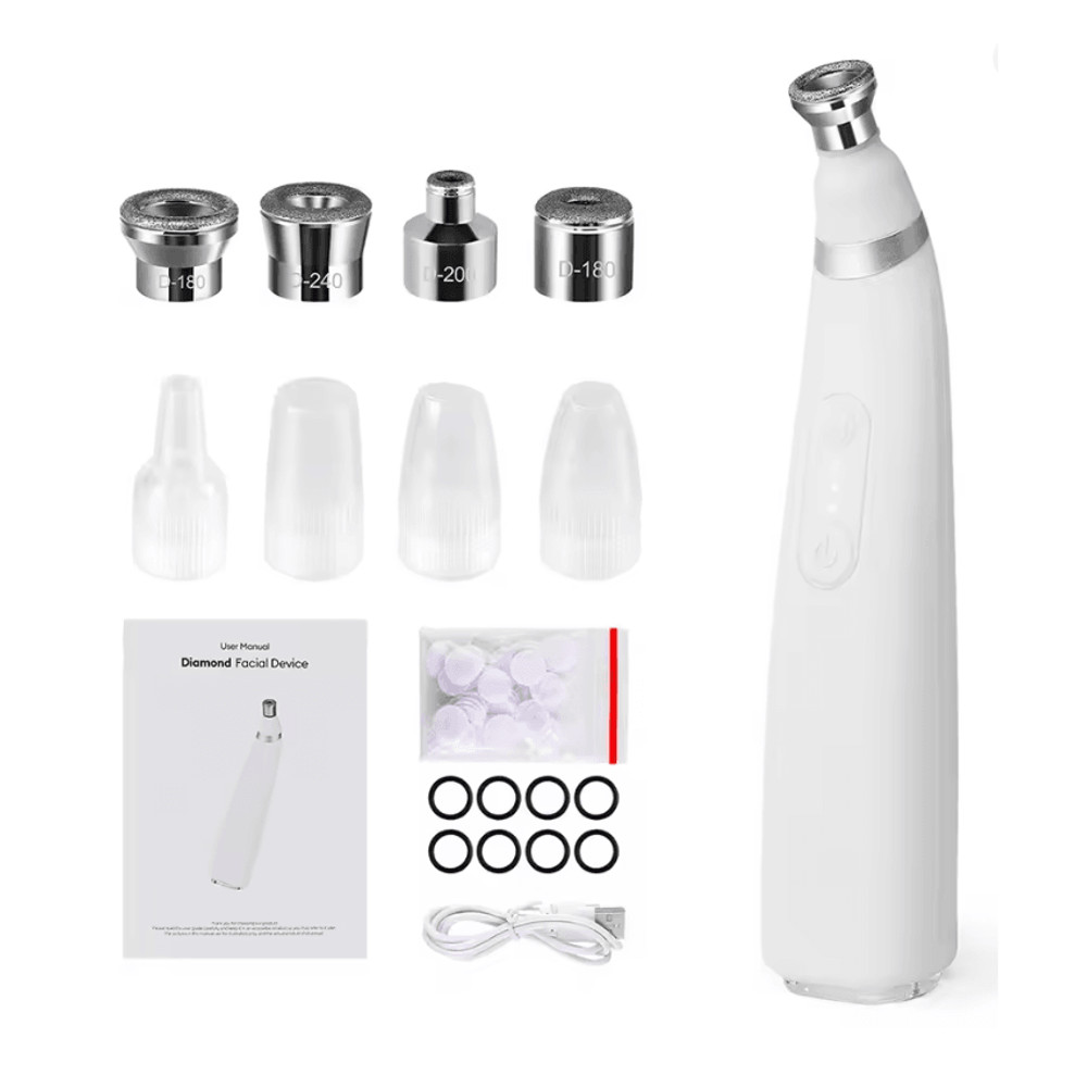 Salon Level Diamond Microdermabrasion Machine For Home Use Facial And Deep Pore Cleaning 2
