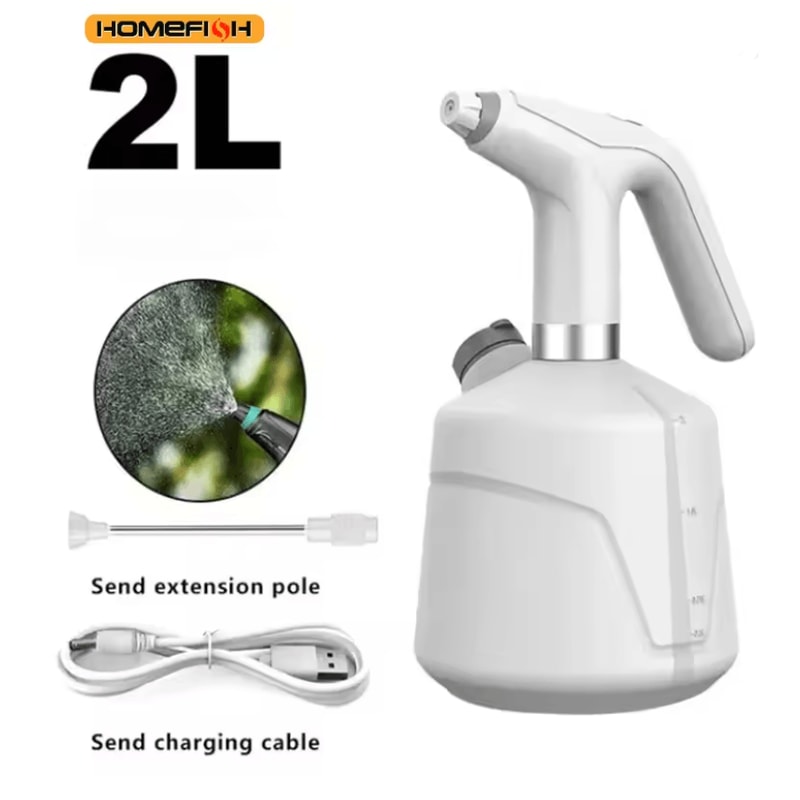 Electric 2L Automatic Watering Sprayer USB Rechargeable Plant Mister 0