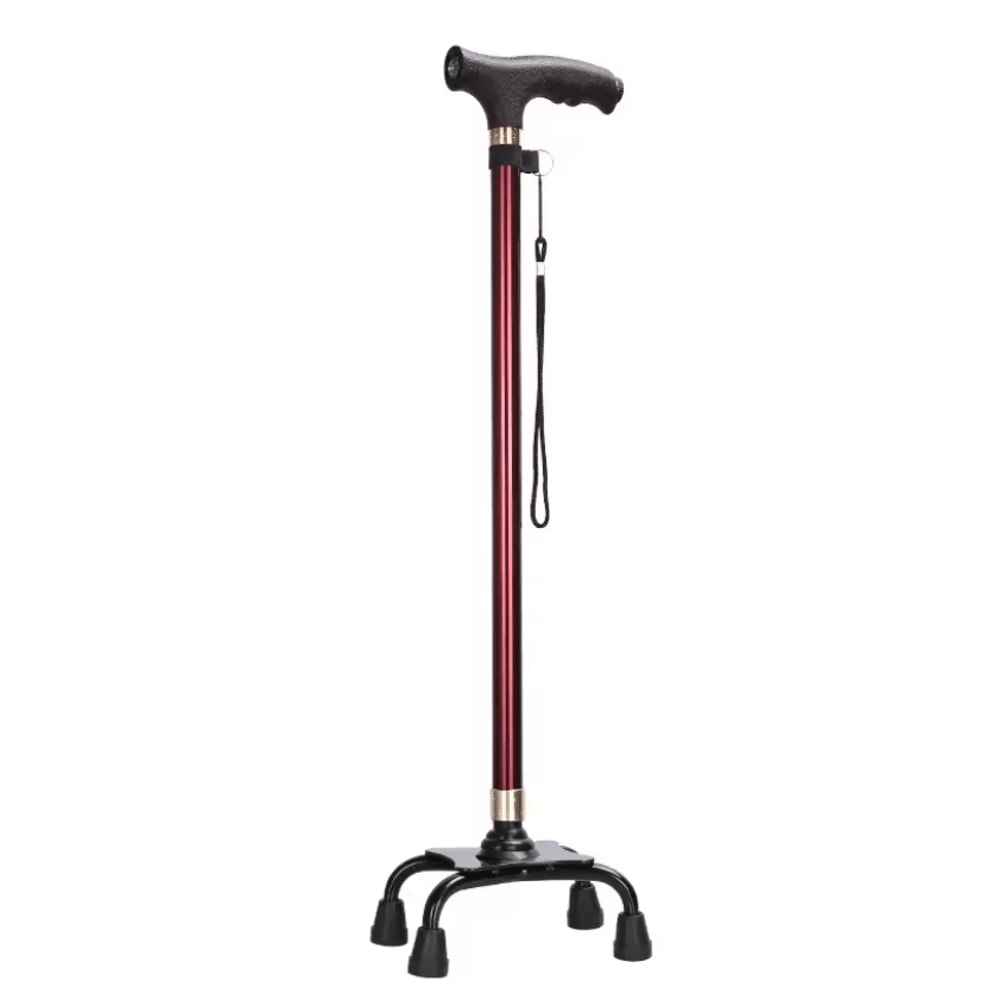 Adjustable Retractable Aluminum Walking Cane With LED Light 9