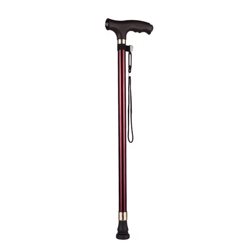Adjustable Retractable Aluminum Walking Cane With LED Light 5