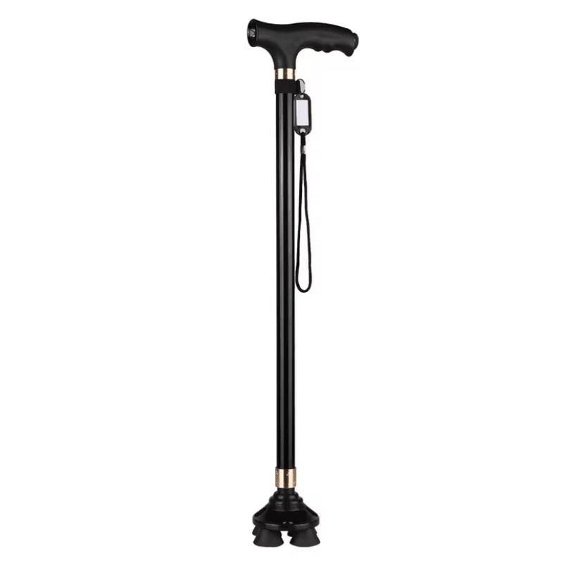 Adjustable Retractable Aluminum Walking Cane With LED Light 6