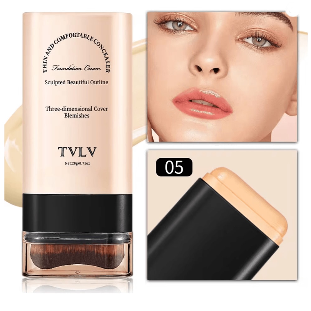 TVLV Eraser Foundation Stick With Built In Brush 6