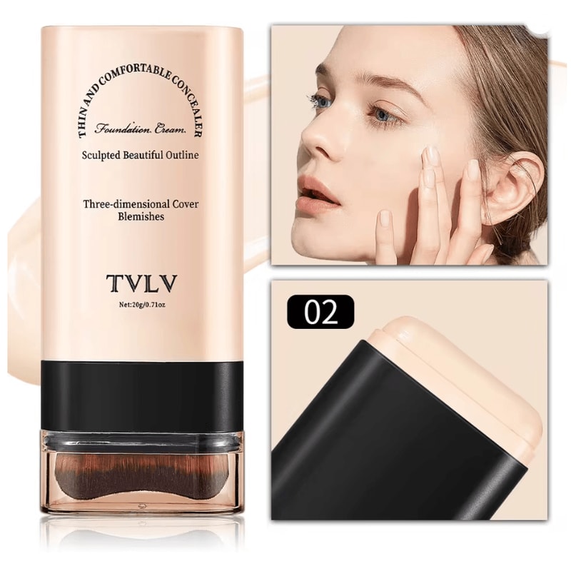 TVLV Eraser Foundation Stick With Built In Brush 3