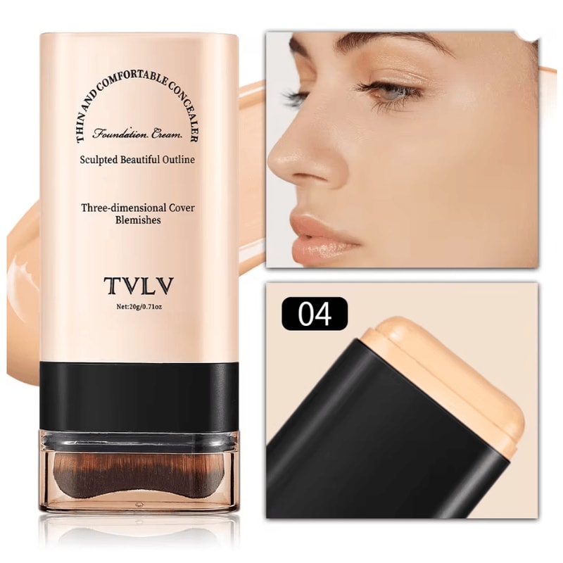 TVLV Eraser Foundation Stick With Built In Brush 5