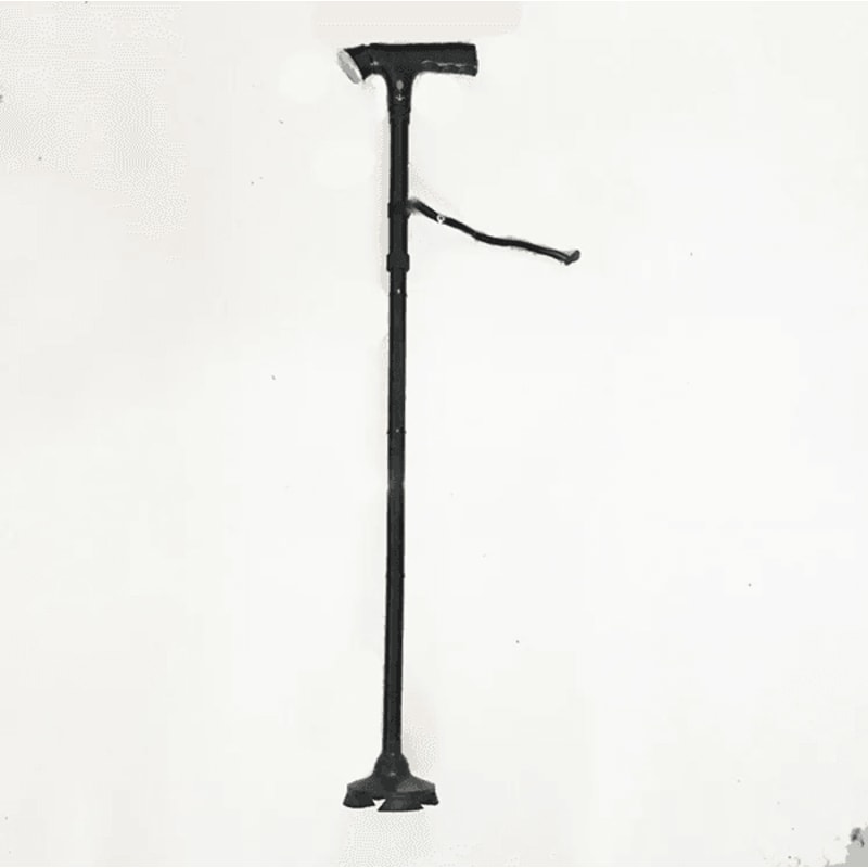 Adjustable Collapsible Walking Cane With LED Light And Alarm 4