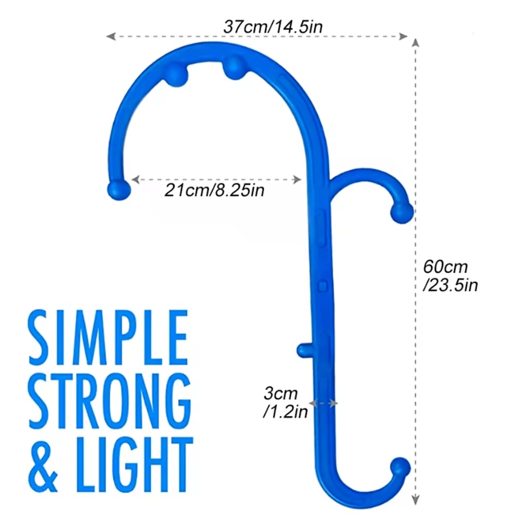 Ergo Self Massage Hook Cane For Back Neck And Feet 1