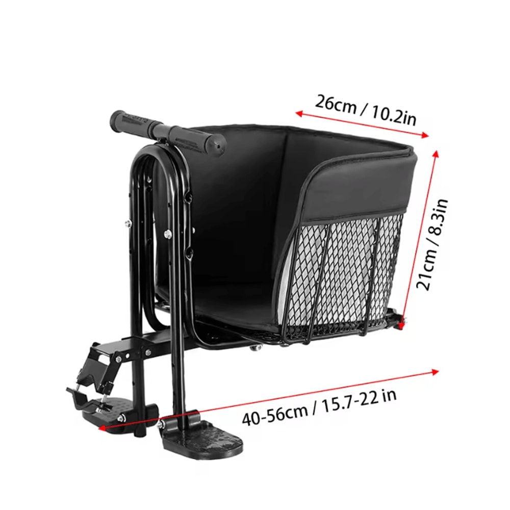 Lixada Front Mounted Child Bike Seat With Pedals And Support 3