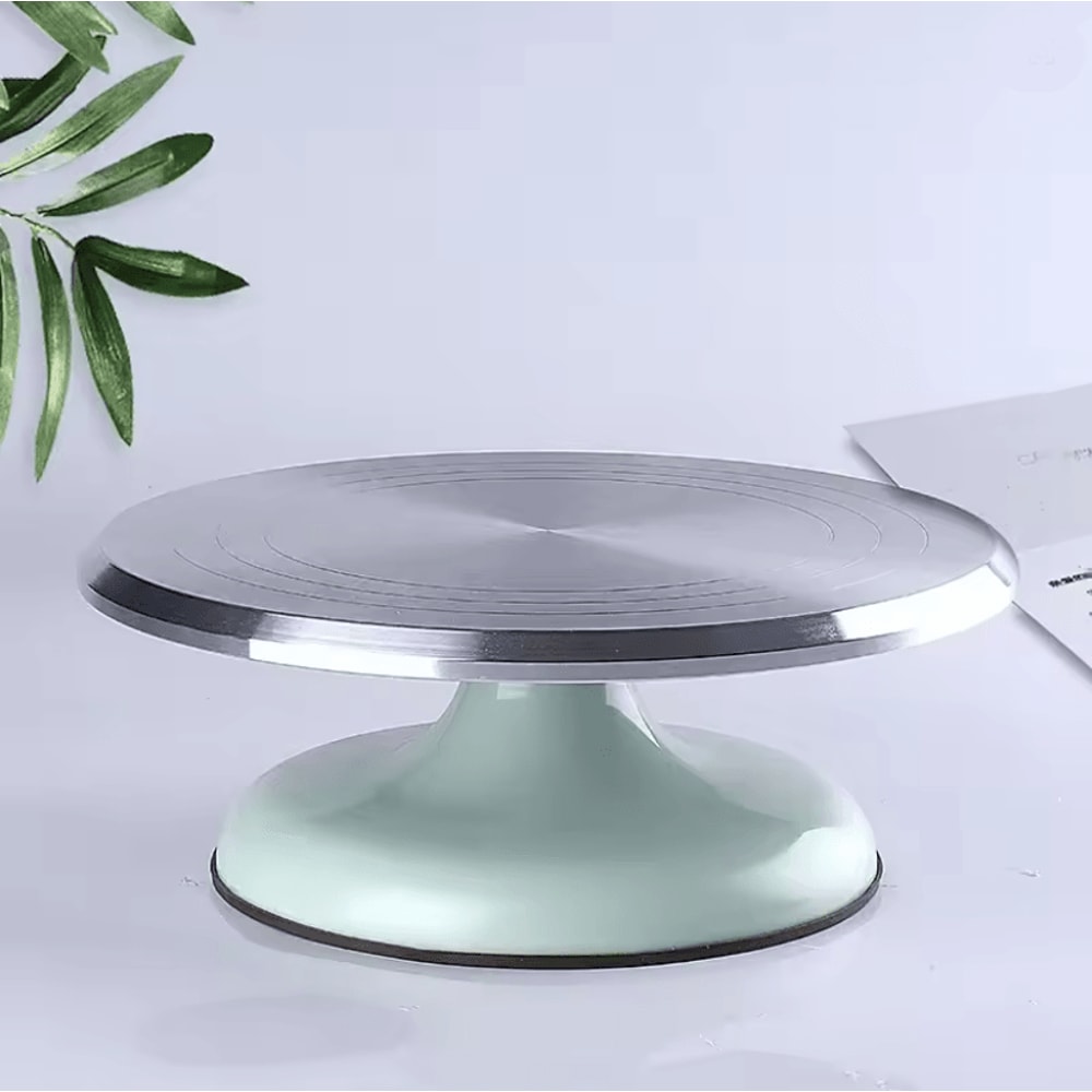 Aluminum 10 Inch Rotating Cake Turntable 0