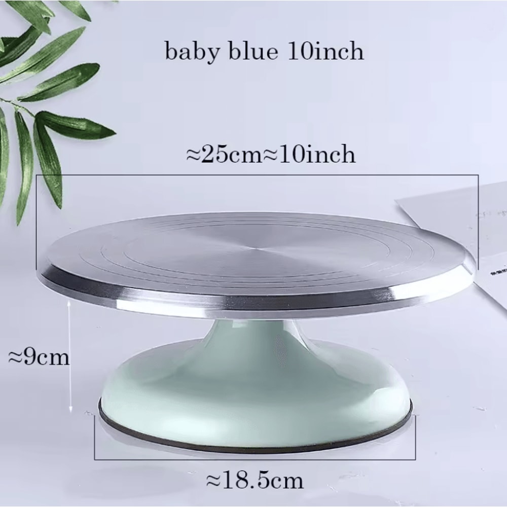 Aluminum 10 Inch Rotating Cake Turntable 2