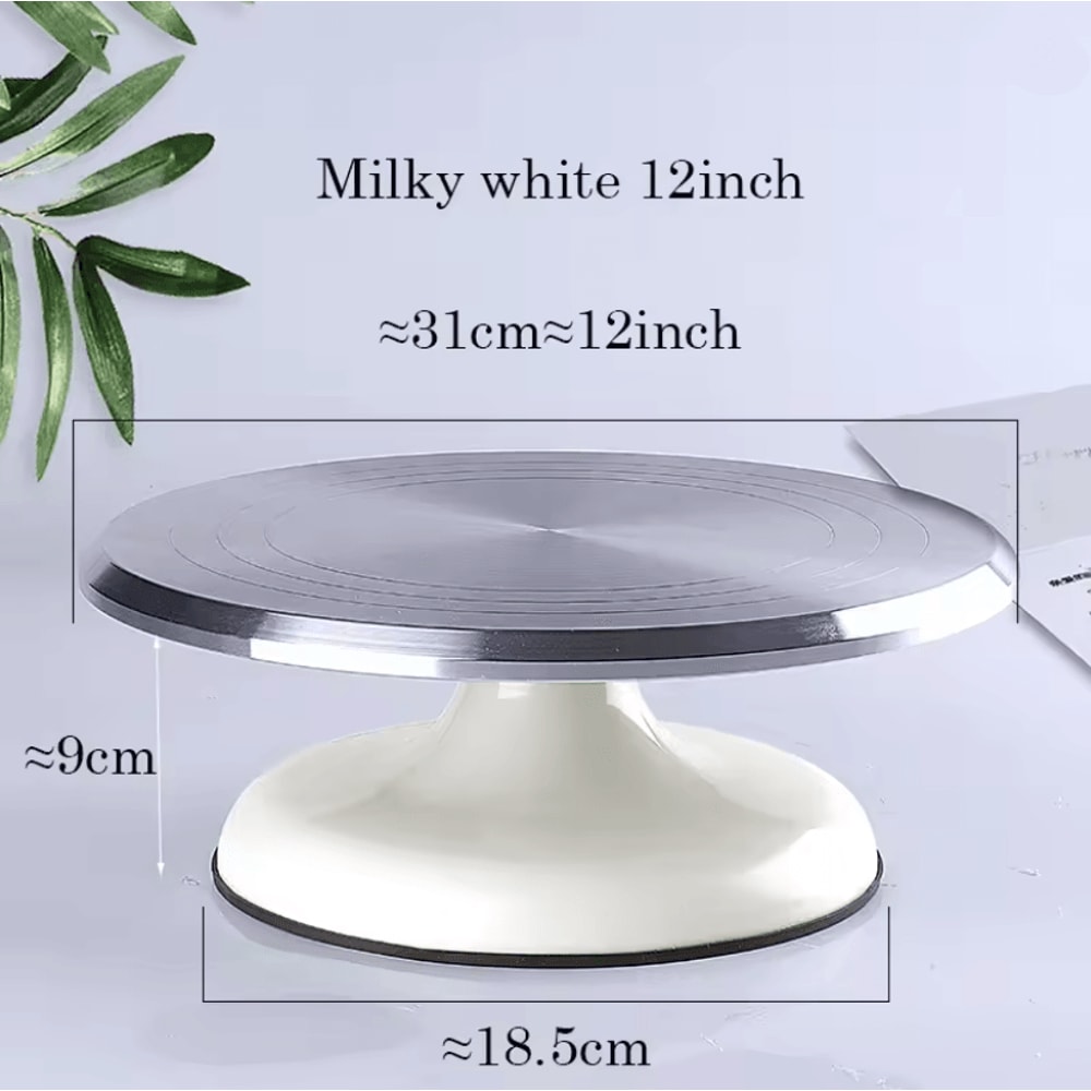Aluminum 10 Inch Rotating Cake Turntable 3