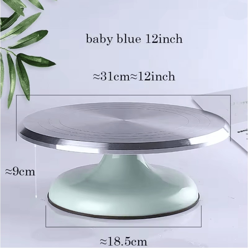 Aluminum 10 Inch Rotating Cake Turntable 7