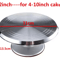 Aluminum 10 Inch Rotating Cake Turntable 8