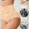 4 Pack High Waisted Jacquard Cotton Briefs 1
