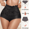 4 Pack High Waisted Jacquard Cotton Briefs 3