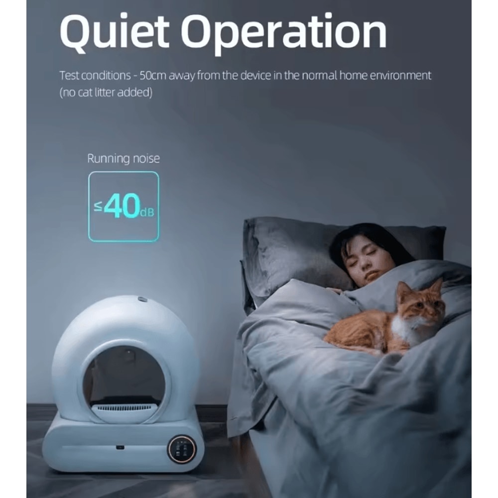Tonepie 65L Smart Self Cleaning Cat Litter Box 2