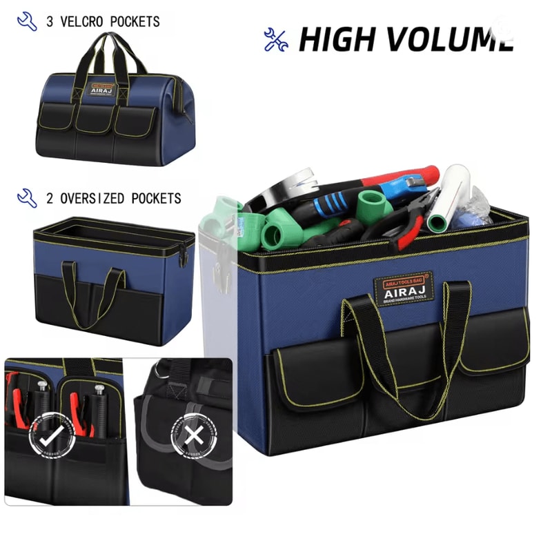 AIRAJ HeavyDuty 1680D Electrician Tool Bag 1