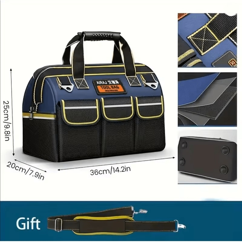 AIRAJ HeavyDuty 1680D Electrician Tool Bag 6