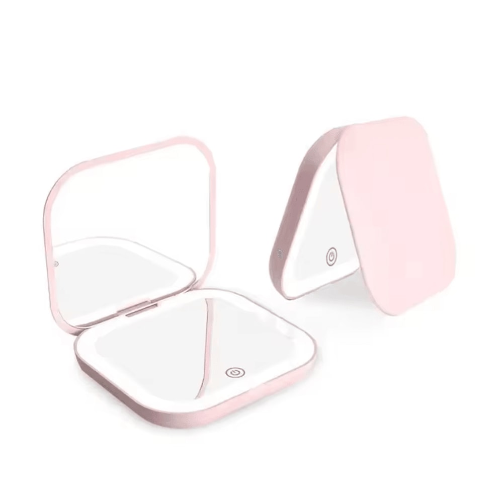 GlowEase Compact Folding Makeup Mirror 0