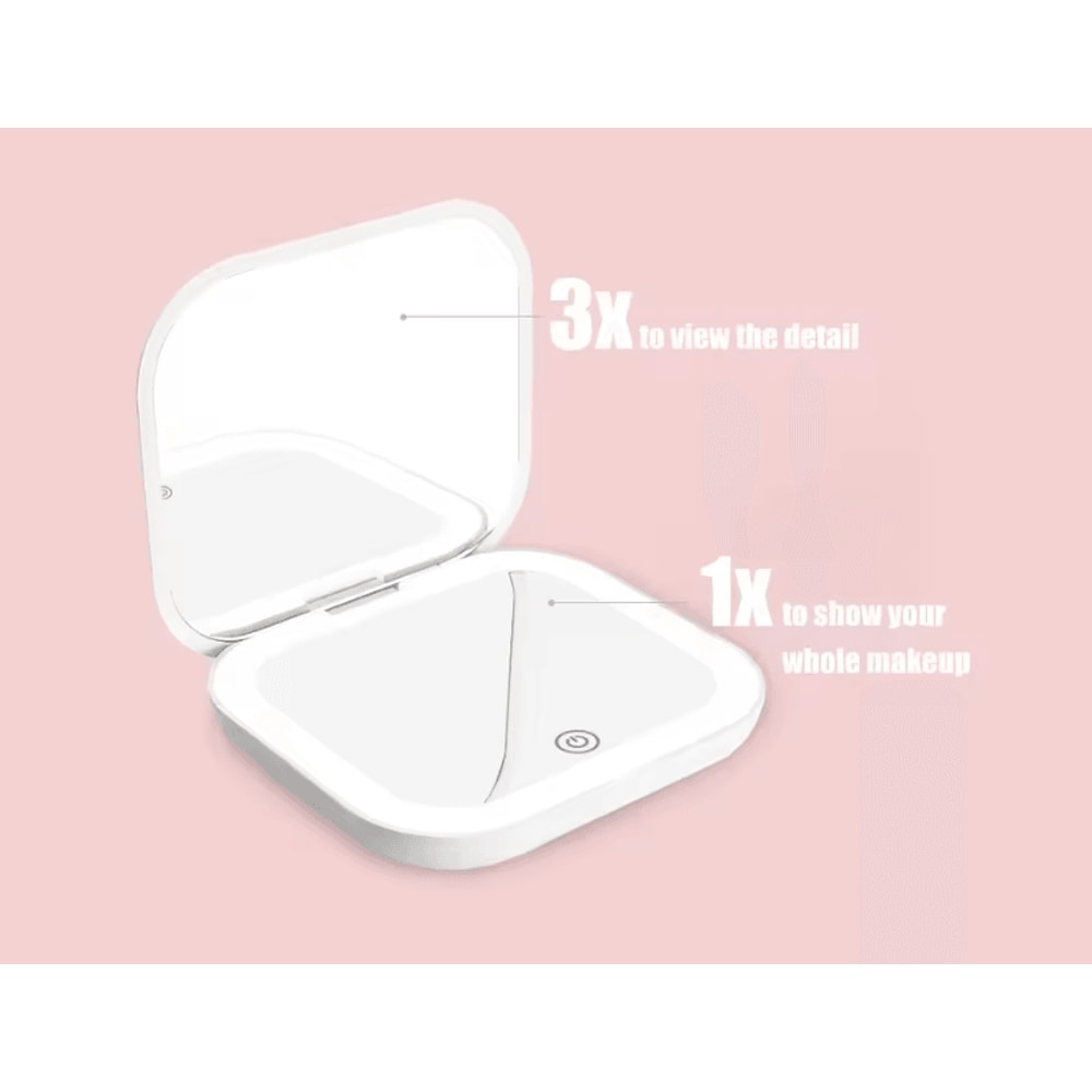 GlowEase Compact Folding Makeup Mirror 5