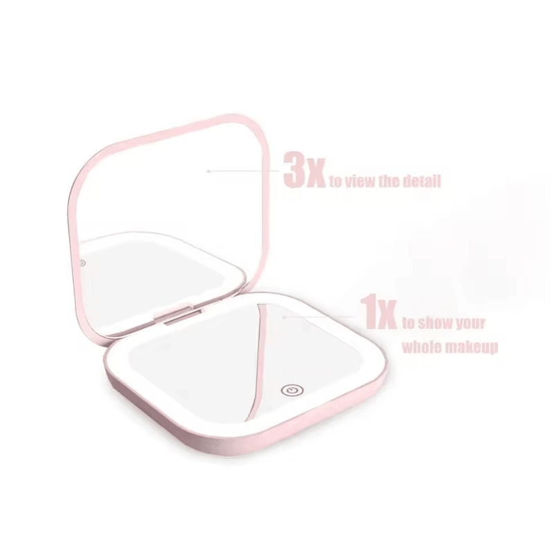 GlowEase Compact Folding Makeup Mirror 7