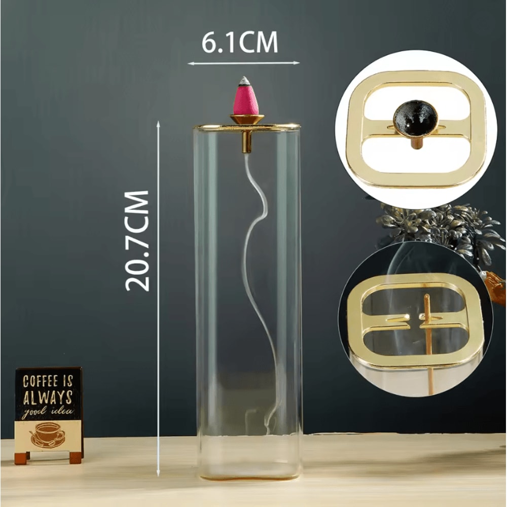 SereniFlame Glass Incense Burner 5