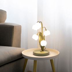 lilygrace vintage floral table lamp